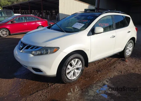 2012 Nissan Murano Sl from USA, damaged, VIN JN8AZ1MU0CW117936